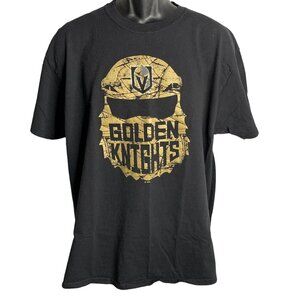 NHL Las Vegas Golden Knights T Shirt M Black Crewneck Short Sleeves Graphic